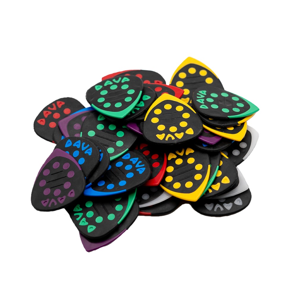 Dava Grip Tips Delrin Multi-Colored - 6pack