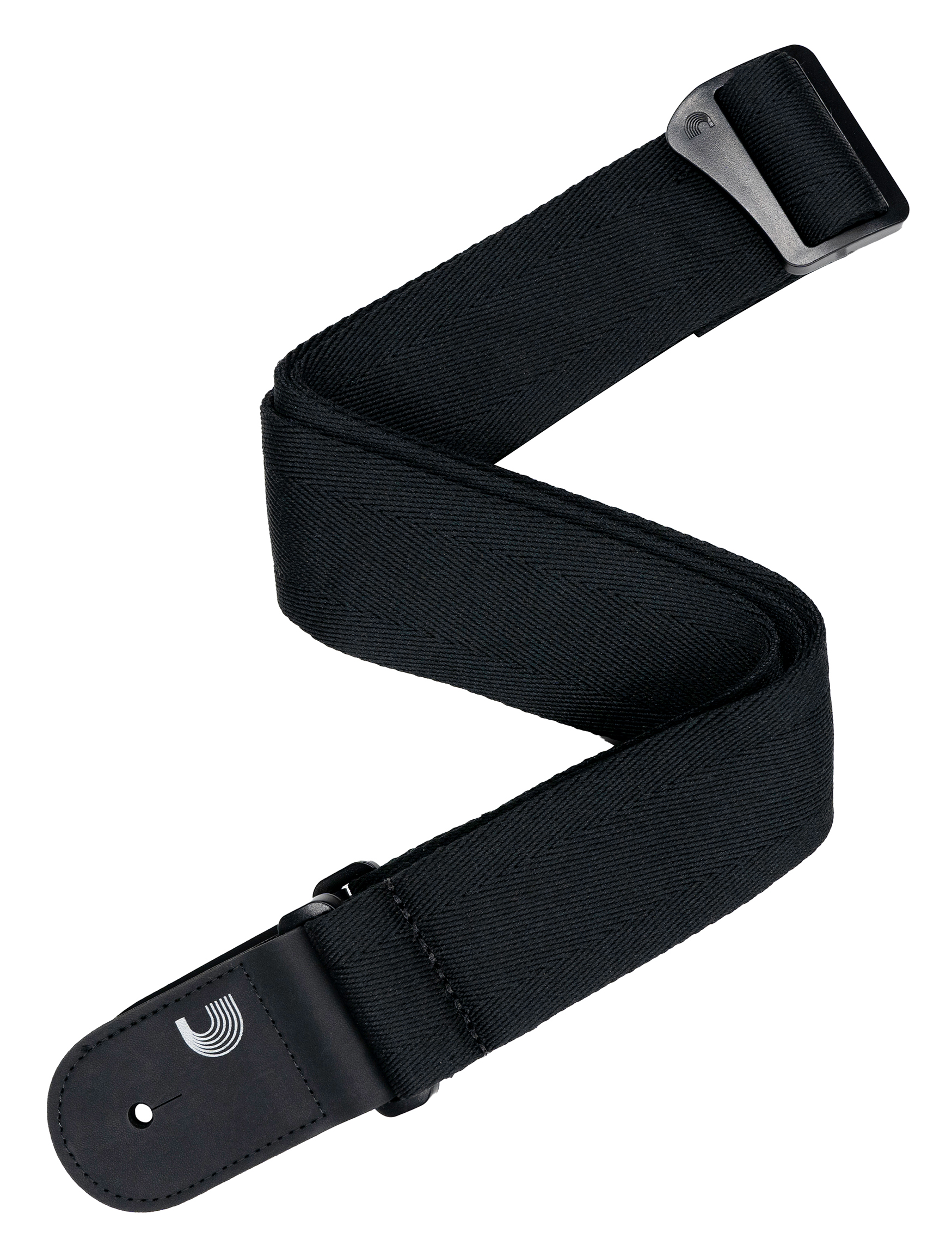 D'Addario D'ADDARIO ECO COMFORT BASIC WOVEN GUTIAR STRAP, BLACK