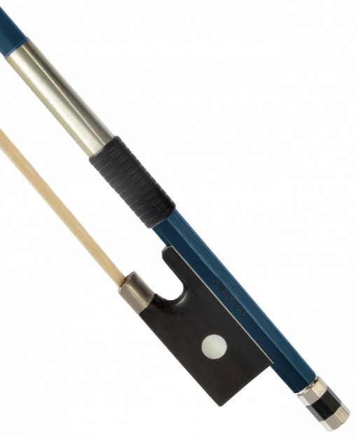 Anton Breton Anton Breton AB-110BU Brazilwood Student Violin Bow � 4/4 Size - Blue