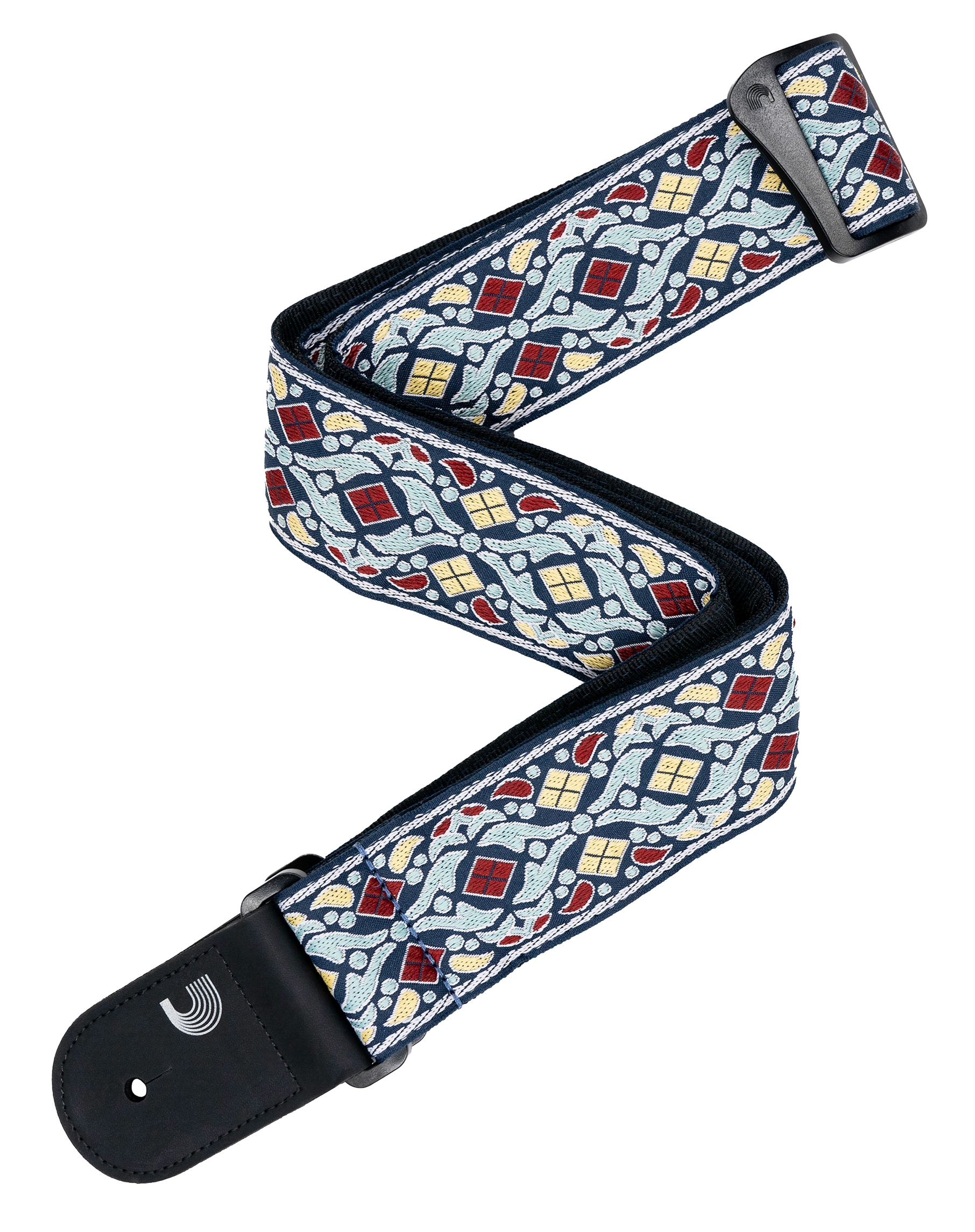 D'ADDARIO D'ADDARIO ECO COMFORT WOVEN GUITAR STRAP, NAVY