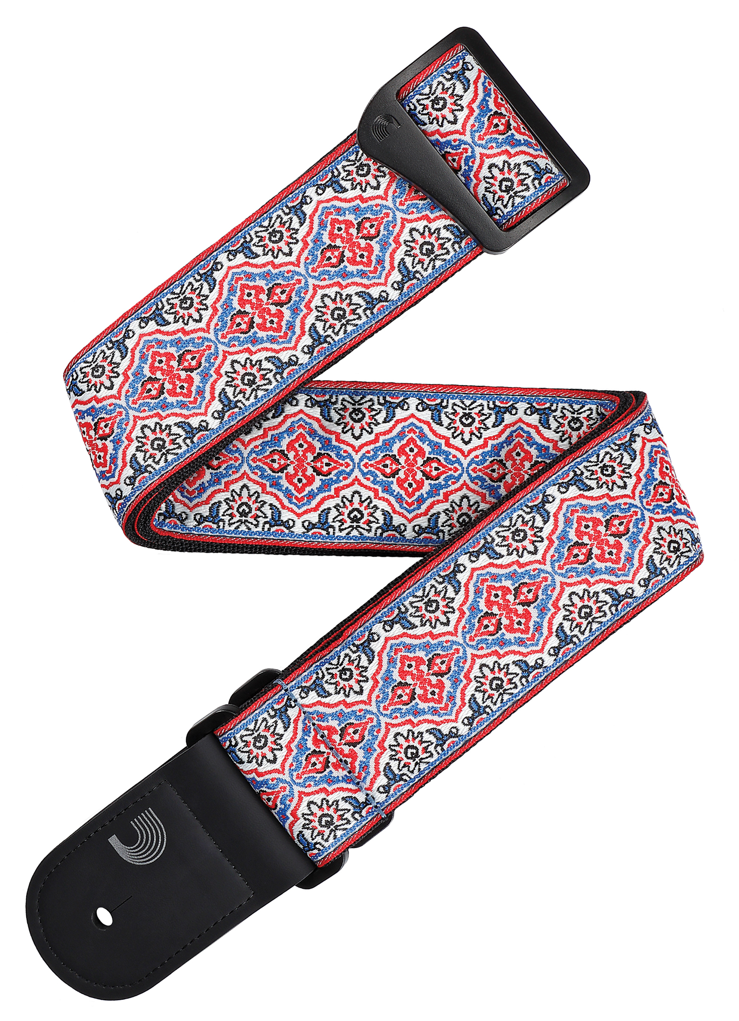 D'ADDARIO D'ADDARIO ECO COMFORT PERSIAN WOVEN WHITE GUITAR STRAP