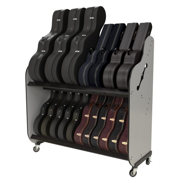 A&S The Band Room� Mariachi Instrument Rack for Music Teachers - Cases Only