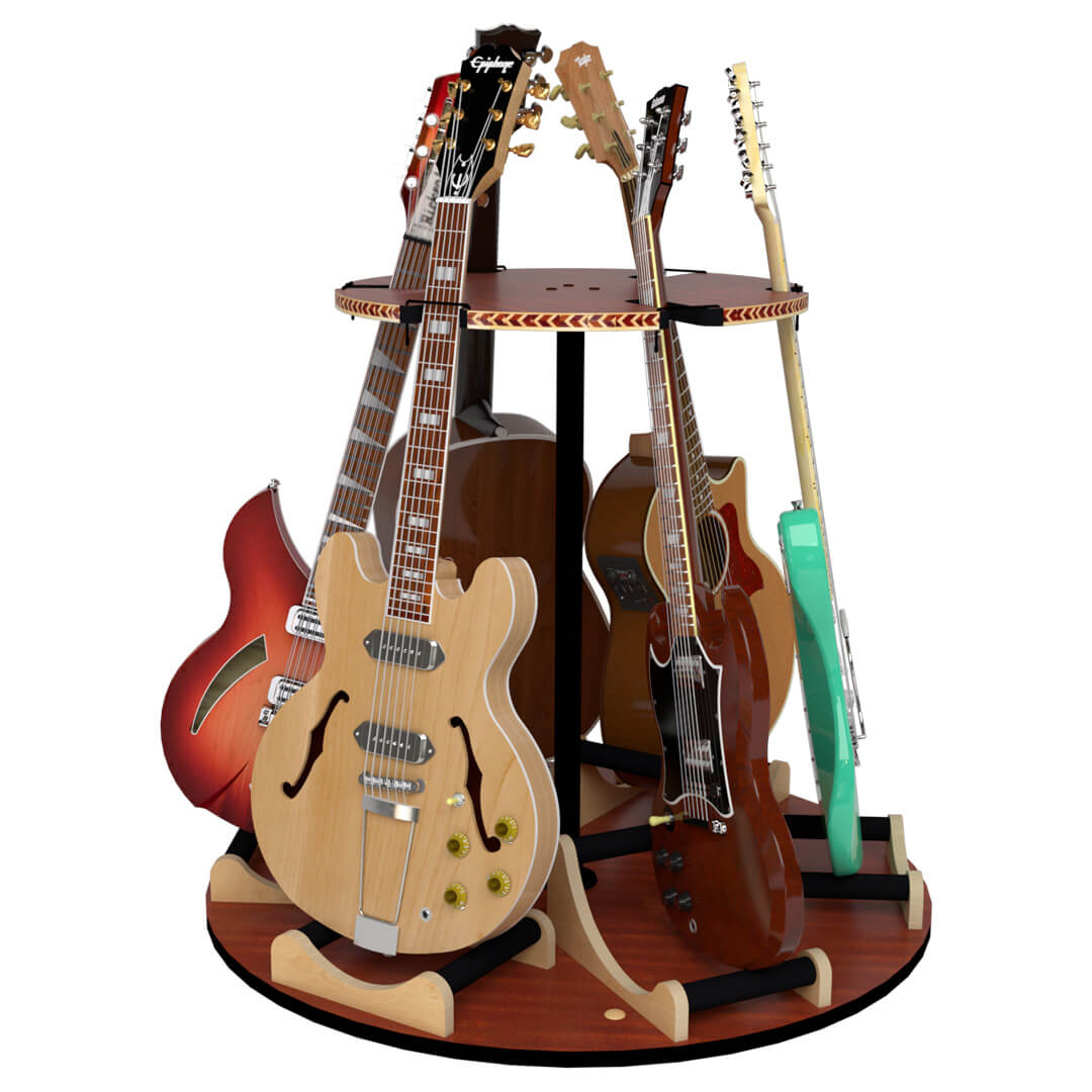 A&S The Carousel� Deluxe Rotating Guitar Stand | Base Unit - Carx Stand