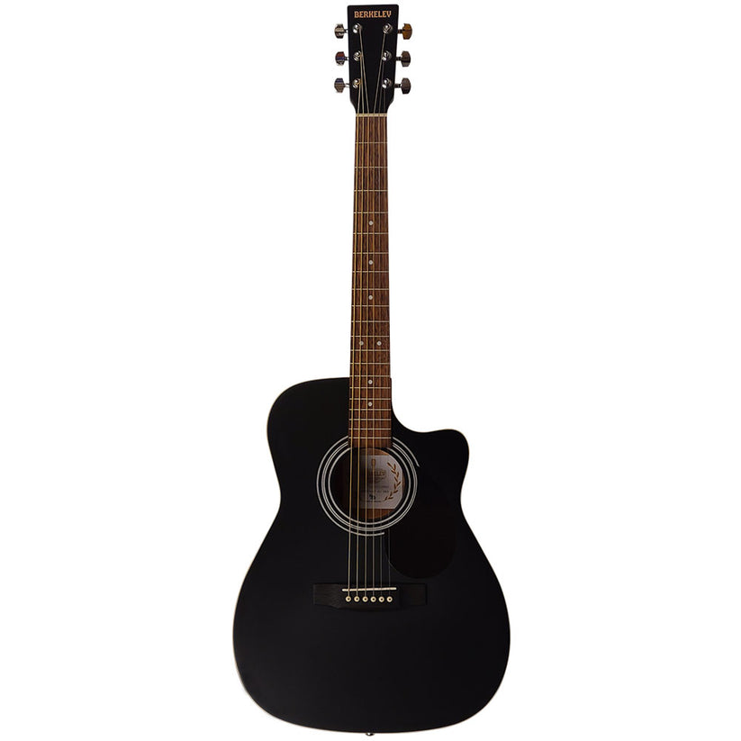 Berkeley Berkeley Concert Cutway Guitar - Black Satin