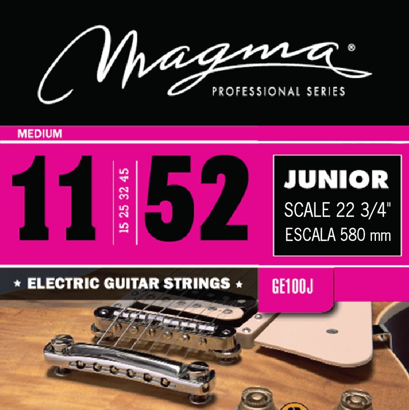 Magma Strings Magma Strings Kids & Junior Electric Guitar Strings - 11-52 Scale 22 �