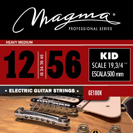 Magma Strings Magma Strings Kids & Junior Electric Guitar Strings - 12-56 Scale 19 �