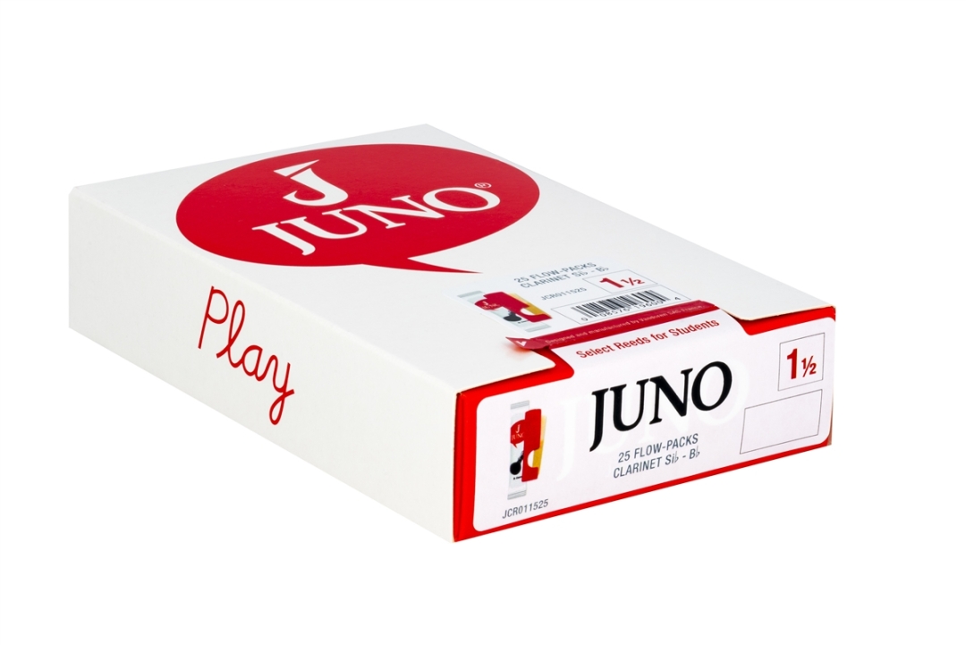 JUNO Juno Bb Clarinet Reeds - Box of 25 - 2.5