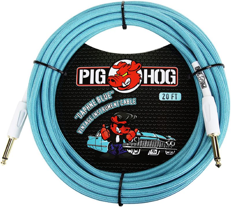 Pig Hog Pig Hog PCH20 Instrument Cable - Daphne Blue