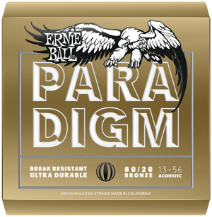 Ernie Ball Ernie Ball 2090 Paradigm 80/20 Acoustic Guitar Strings - Extra Light 10-50 Gauge