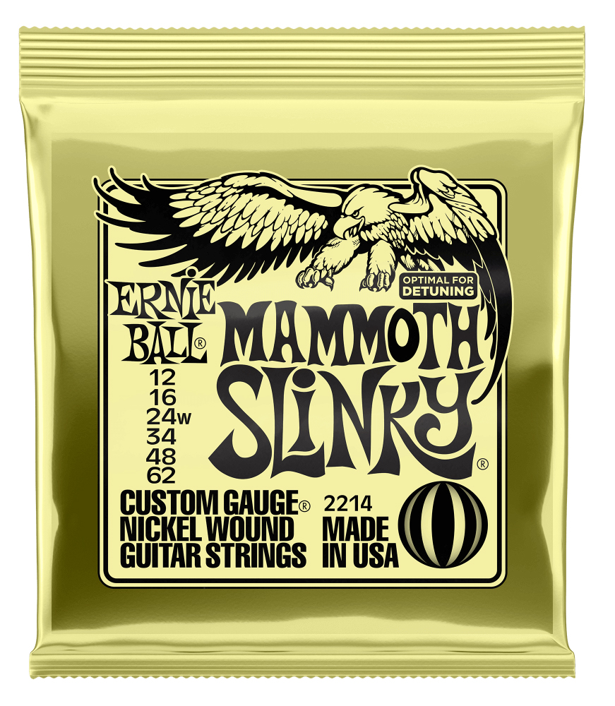 Ernie Ball Ernie Ball 2214 Mammoth Slinky Nickel Wound Electric Guitar Strings 12 - 62 Gauge