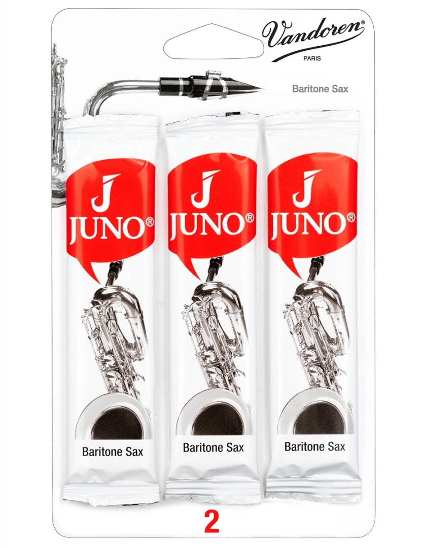JUNO Juno Baritone Saxophone Reeds - 3 Reed Card - 2.5