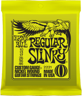 Ernie Ball Ernie Ball 2221 Regular Slinky Nickel Wound Electric Guitar Strings - 10-46 Gauge