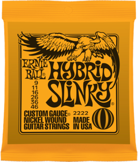 Ernie Ball Ernie Ball 2222 Hybrid Slinky Nickel Wound Electric Guitar Strings - 9-46 Gauge