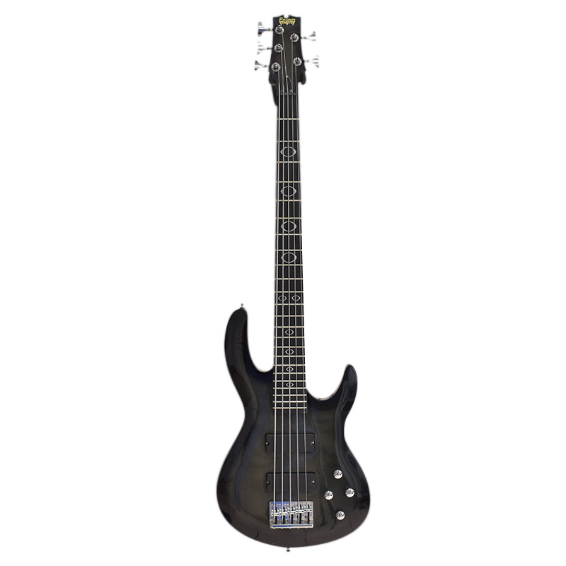 Palmer MAGNUM 4 QTR 4-String Active Bass - Quilted Black w/ Bag