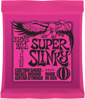 Ernie Ball Ernie Ball 2223 Super Slinky Nickel Wound Electric Guitar Strings - 9-42 Gauge