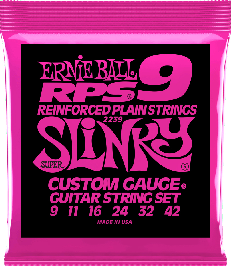 Ernie Ball Ernie Ball 2239 Super Slinky RPS 9 Electric Guitar Strings 9-42 Gauge