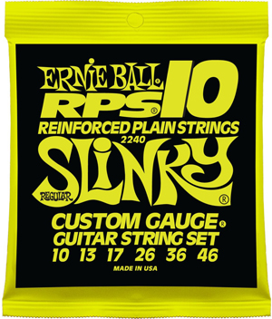 Ernie Ball Ernie Ball 2240 Regular Slinky RPS 10 Electric Guitar Strings 10-46 Gauge