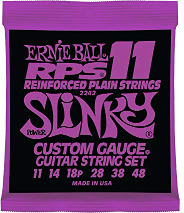 Ernie Ball Ernie Ball 2242 Power Slinky RPS 11 Electric Guitar Strings 11-48 Gauge