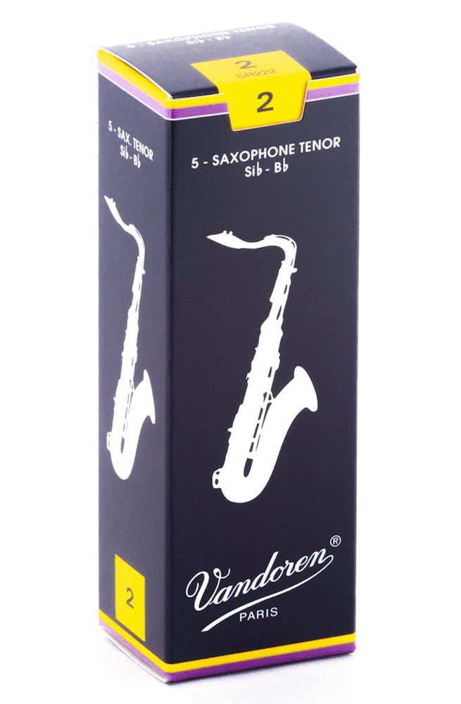 Vandoren Vandoren SR22 Tenor Saxophone Traditional Reeds 5 Pack - 2