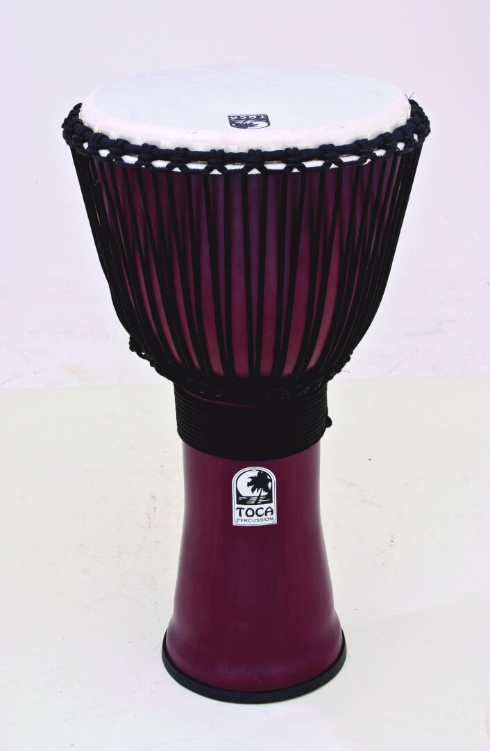 Toca Percussion TOCA FS2 DJEMBE in RED - 14" Head