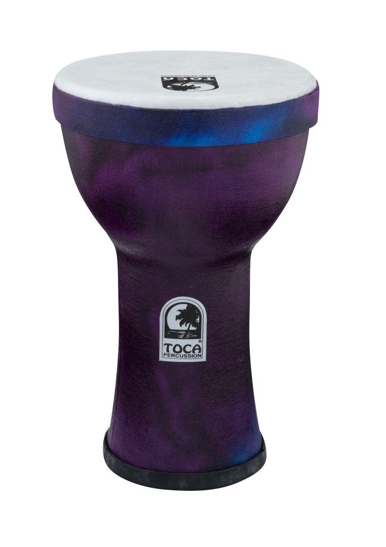 Toca Percussion Toca Freestyle 2 Lightweight Doumbek, 6" Head, 10" Tall, PVC Construct - Purple
