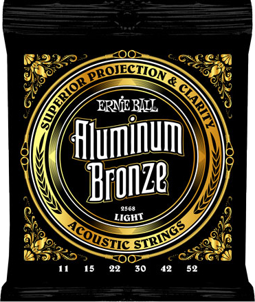 Ernie Ball Ernie Ball 2564 Medium Aluminum Bronze Acoustic Guitar Strings – 13-56 Gauge