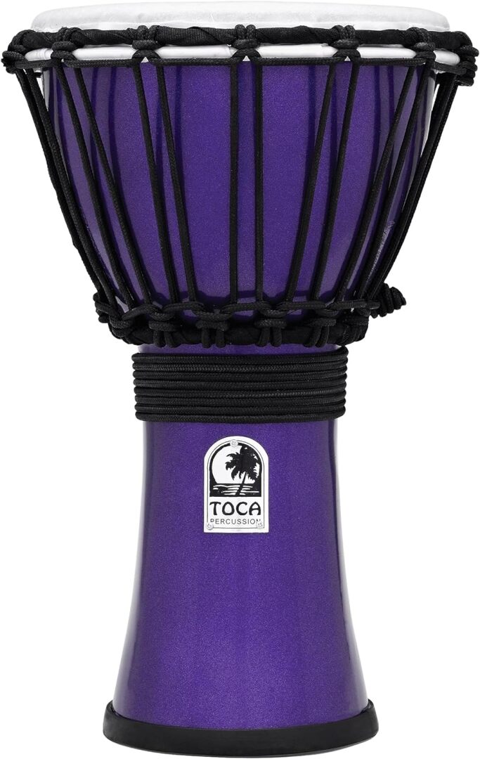 Toca Percussion TOCA FRSTL CLRSND DJEMBE ST 7 in - Indigo