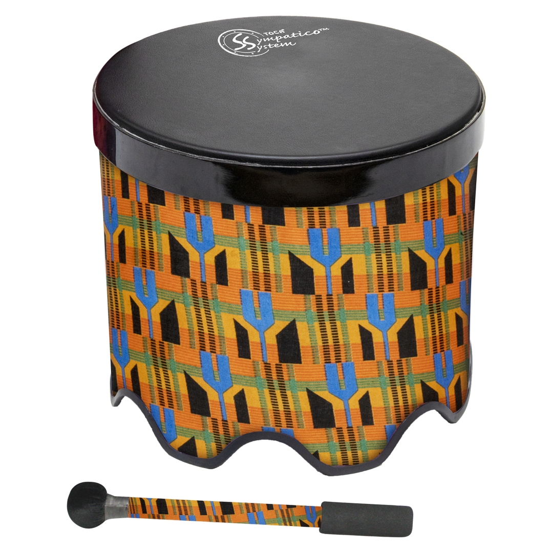 Toca Percussion Sympatico�Gathering Drum- 8" Tall, 18" diameter- 18" Pretuned Syntheti - 16"