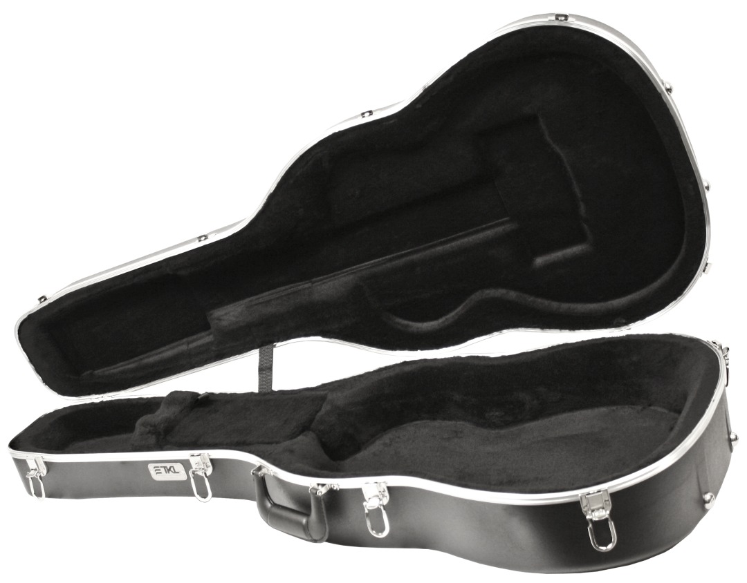 TKL TKL Concept� 2.9 Dreadnought 6 String Pro-Form� USA Molded Guitar Case - Black