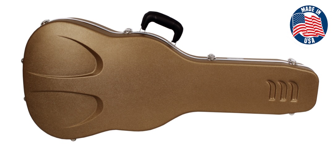 TKL TKL Concept� 2.9 Dreadnought 6 String Pro-Form� USA Molded Guitar Case - Gold Standard