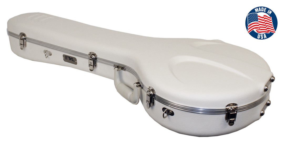 TKL TKL Concept� 2.9 5-String Wide (14.125" dia) Resonator Pro-Form� USA M - Glacier White