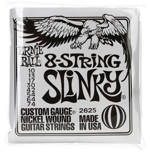 Ernie Ball Ernie Ball 2625 8-String Slinky Electric Guitar Strings 10-74 Gauge