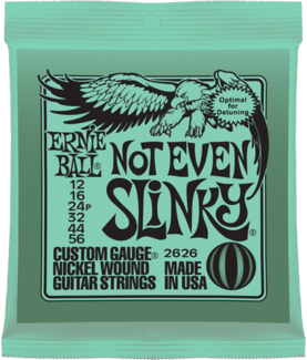 Ernie Ball Ernie Ball 2626 Nickel Not Even Slinky Drop Tuning Electric Guitar Strings 12-56 Gauge