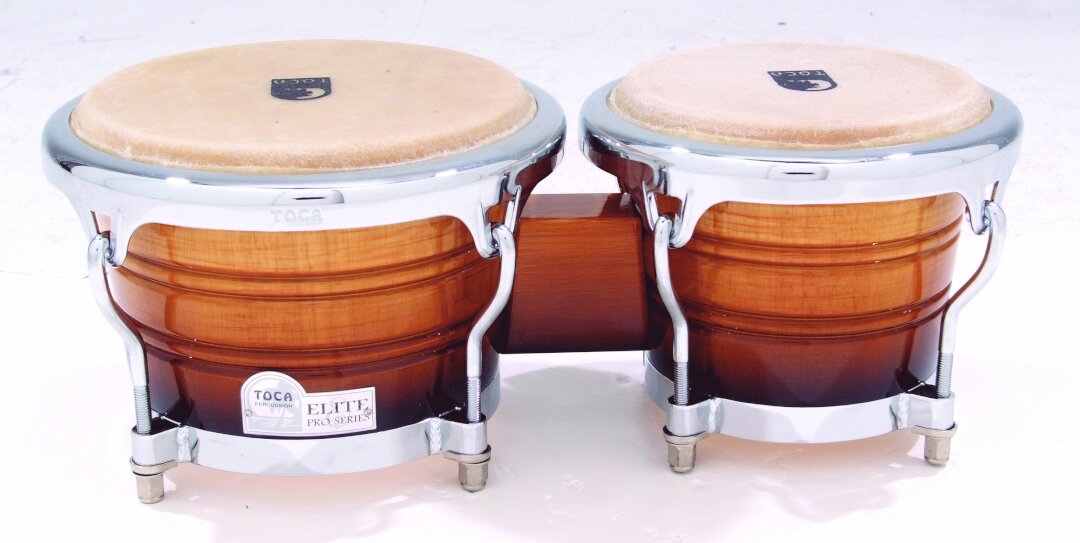Toca Percussion TOCA ELITE PRO BONGOS - Natural Maple Fade