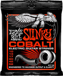 Ernie Ball Ernie Ball 2715 Cobalt Skinny Top Heavy Bottom Electric Guitar Strings 10-52 Gauge
