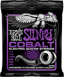 Ernie Ball Ernie Ball 2720 Cobalt Power Slinky Electric Guitar Strings 11-48 Gauge