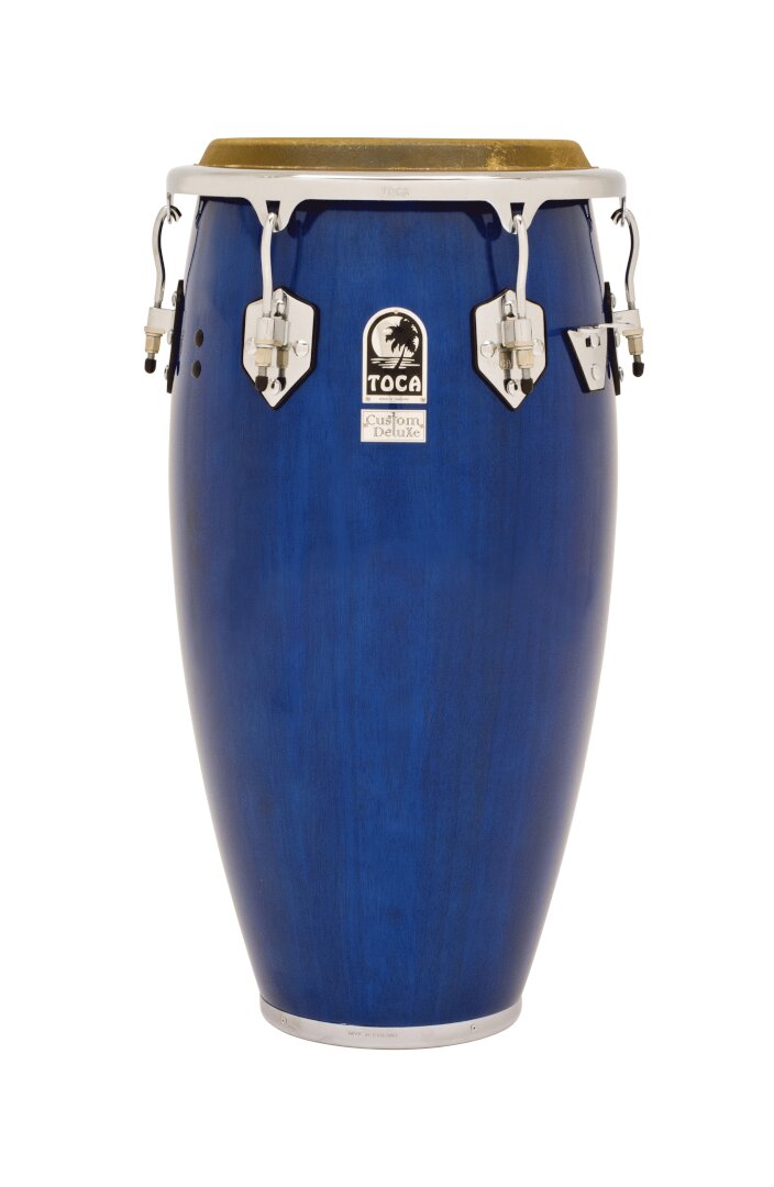 Toca Percussion Custom Deluxe Wood Congas - Blue