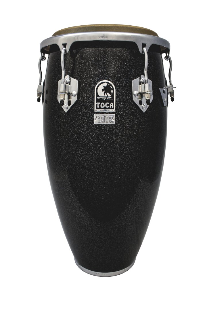 Toca Percussion Toca Custom Deluxe Wood Tumba - Black Sparkle