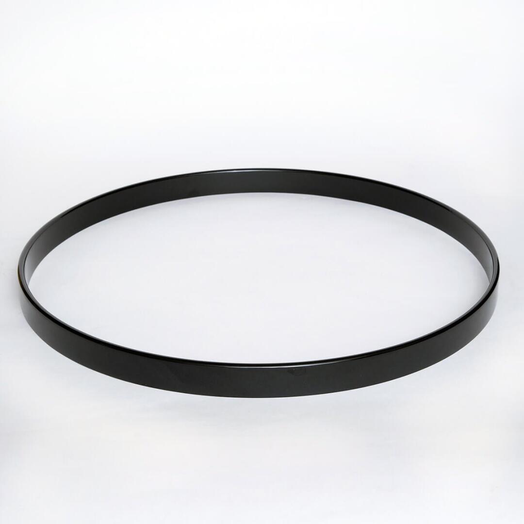 Cardinal Percussion Lacquer Hoop Black - 26"