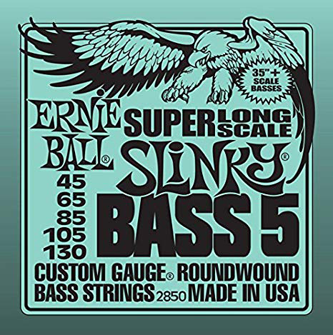 Ernie Ball Ernie Ball 2850 Hybrid Slinky Bass 5 Strings Super Long Scale 45-130 Gauge