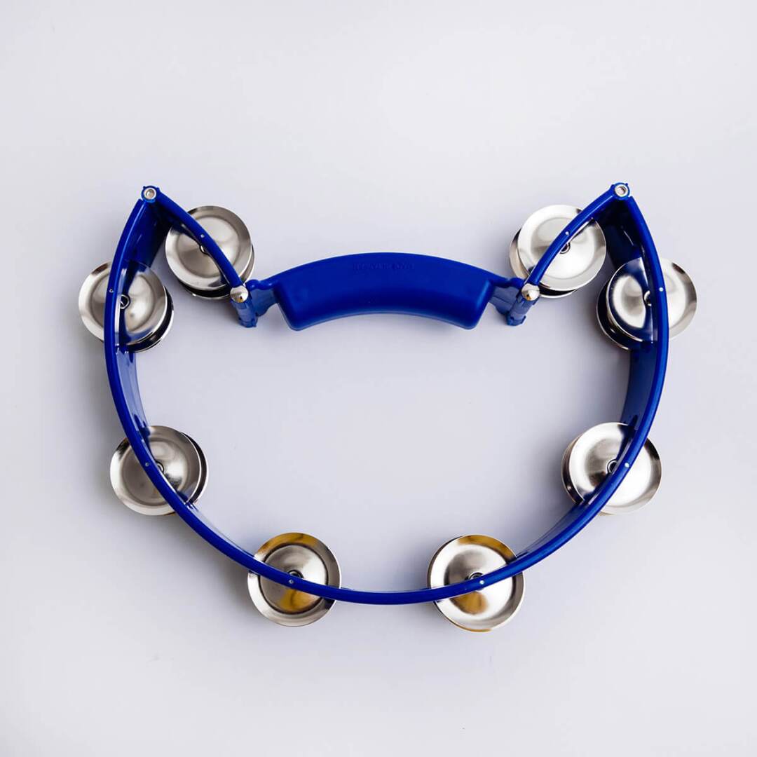Cardinal Percussion Transmutable Tambourine - Blue