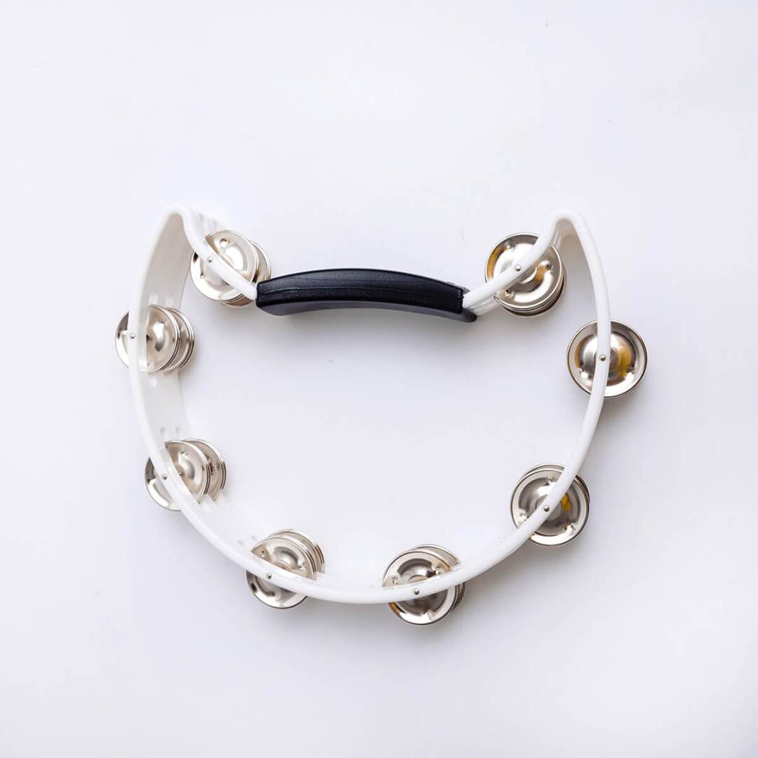 Cardinal Percussion Transmutable Tambourine - White
