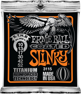 Ernie Ball ERNIE BALL 3115 COATED SLINKY TITANIUM REINFORCED 10-52 Gauge