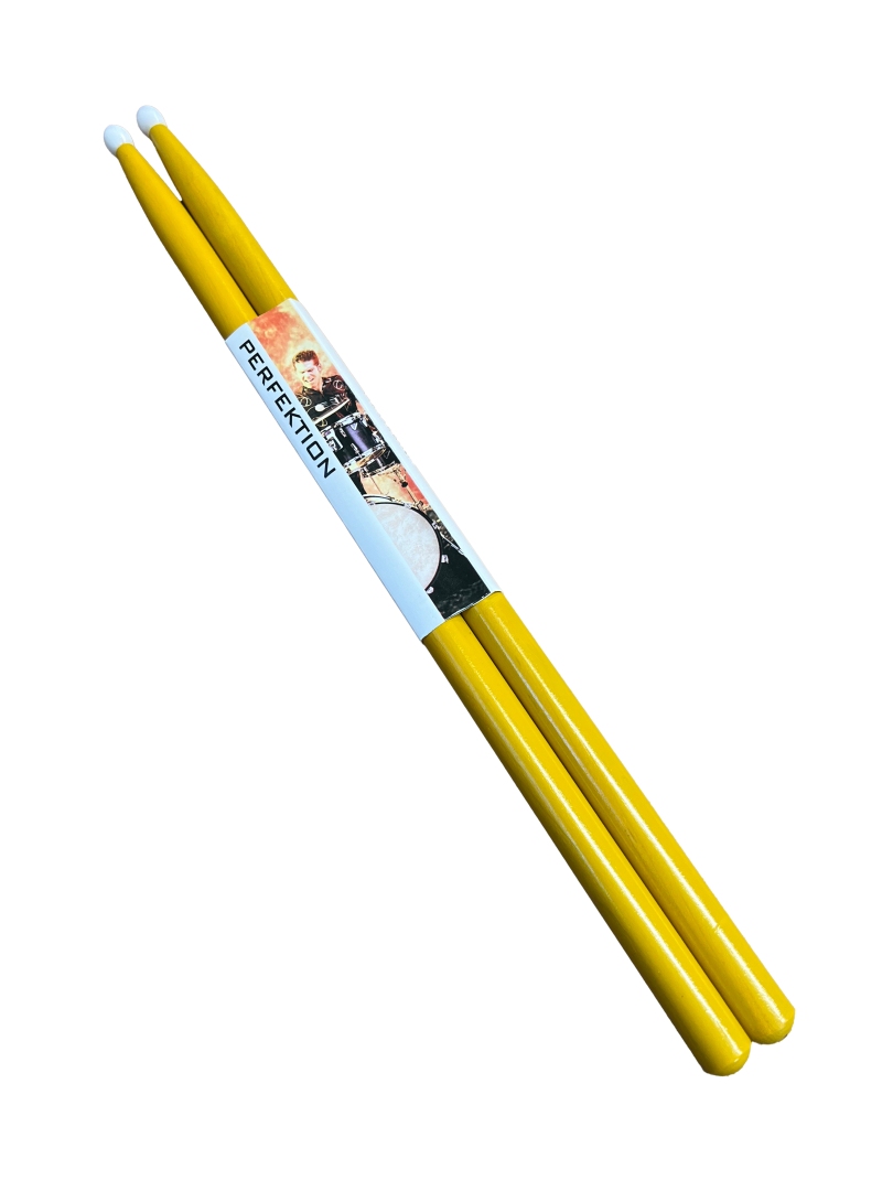 Perfekt Gear Perfektion 5B Colored Sticks with Nylon Tips - Yellow