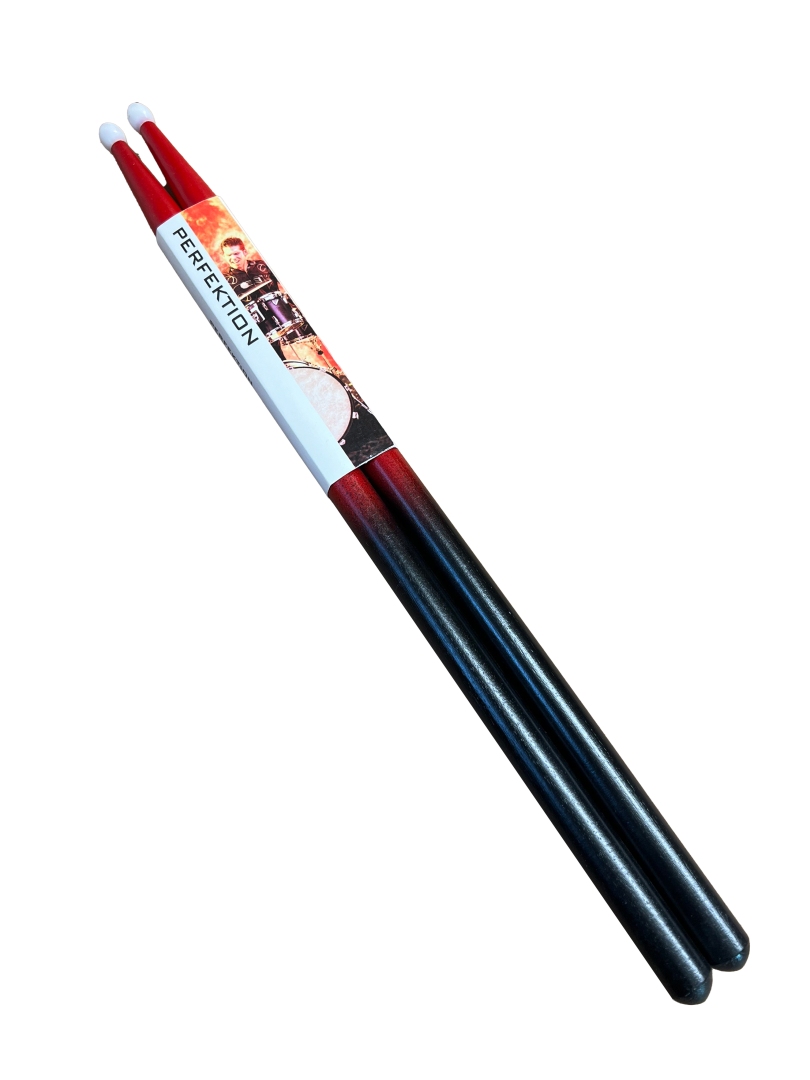 Perfekt Gear Perfektion 7A Colored Sticks with Nylon Tips - Red Black