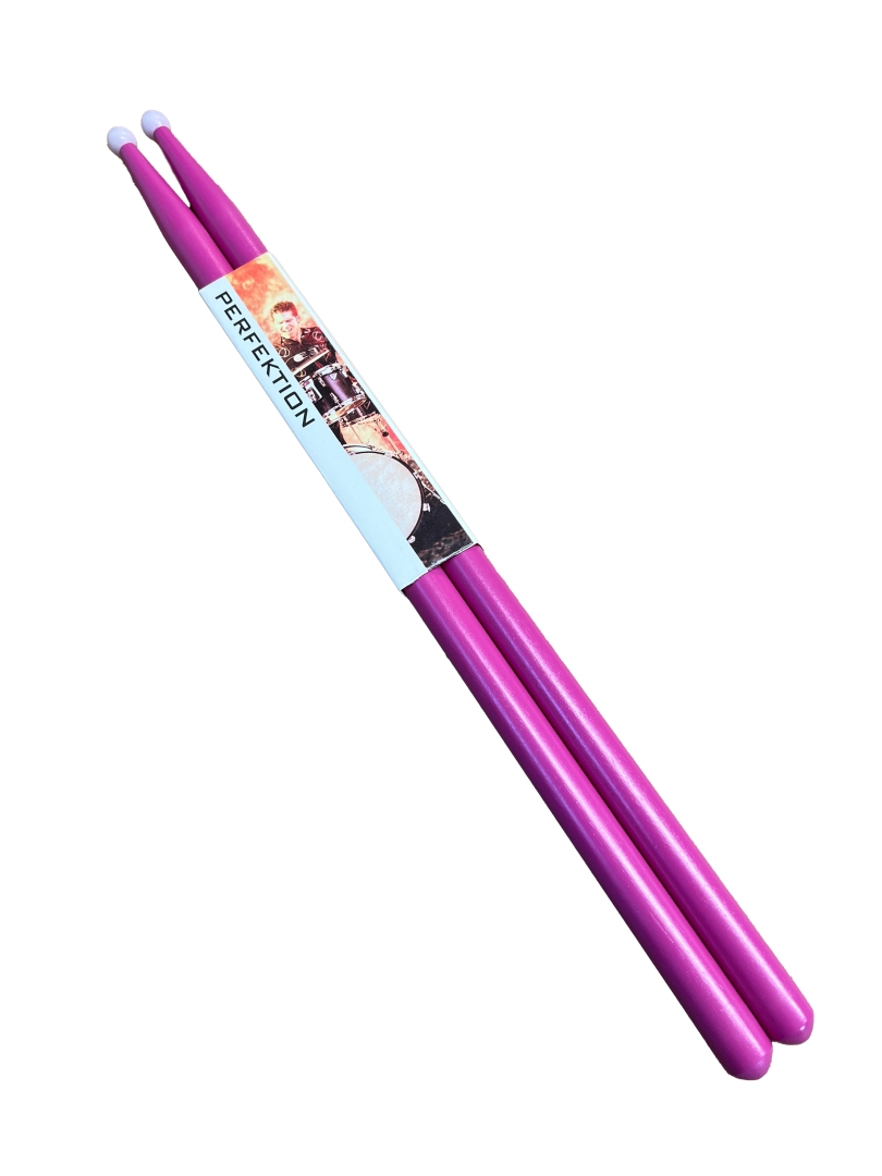 Perfekt Gear Perfektion Rock Colored Sticks with Nylon Tips - Pink