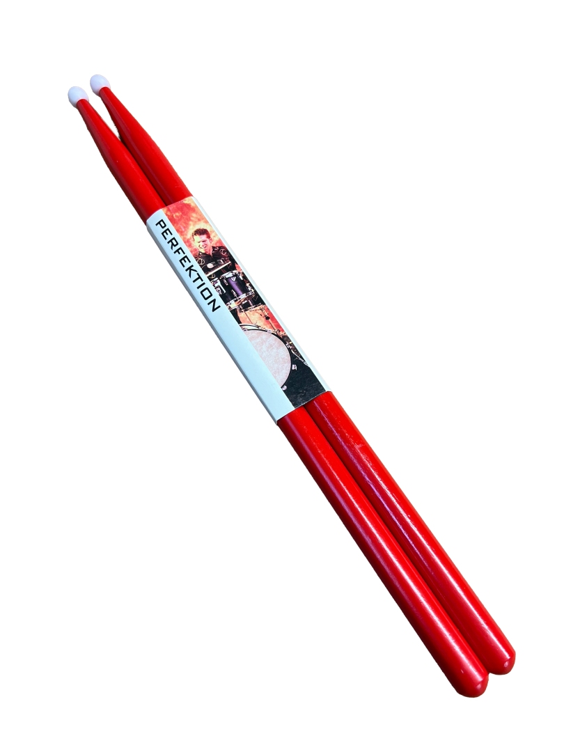 Perfekt Gear Perfektion Rock Colored Sticks with Nylon Tips - Red