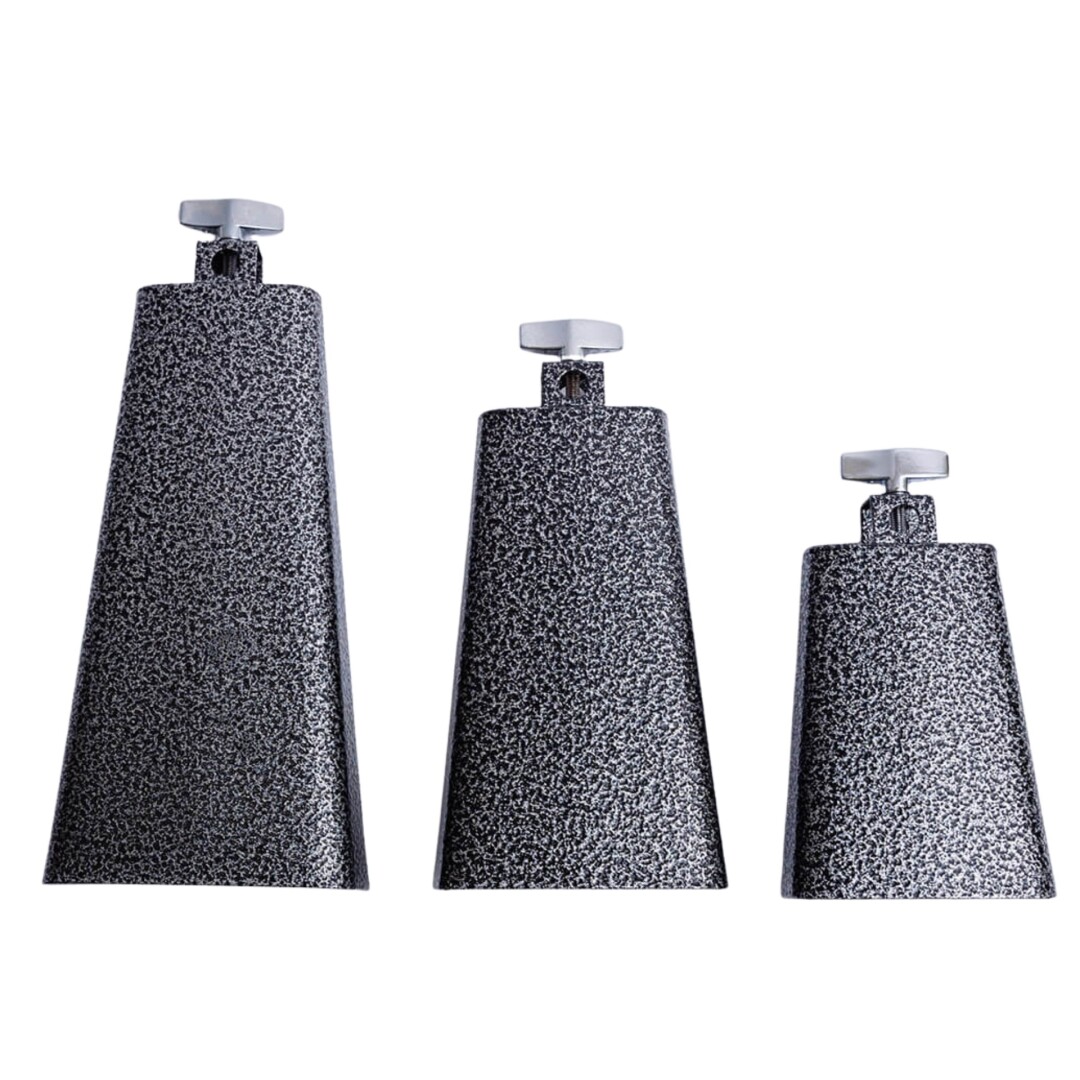 Perfekt Gear Perfekt Gear Cowbells - Black Wrinkle Finish w/Mount - 7 Inch