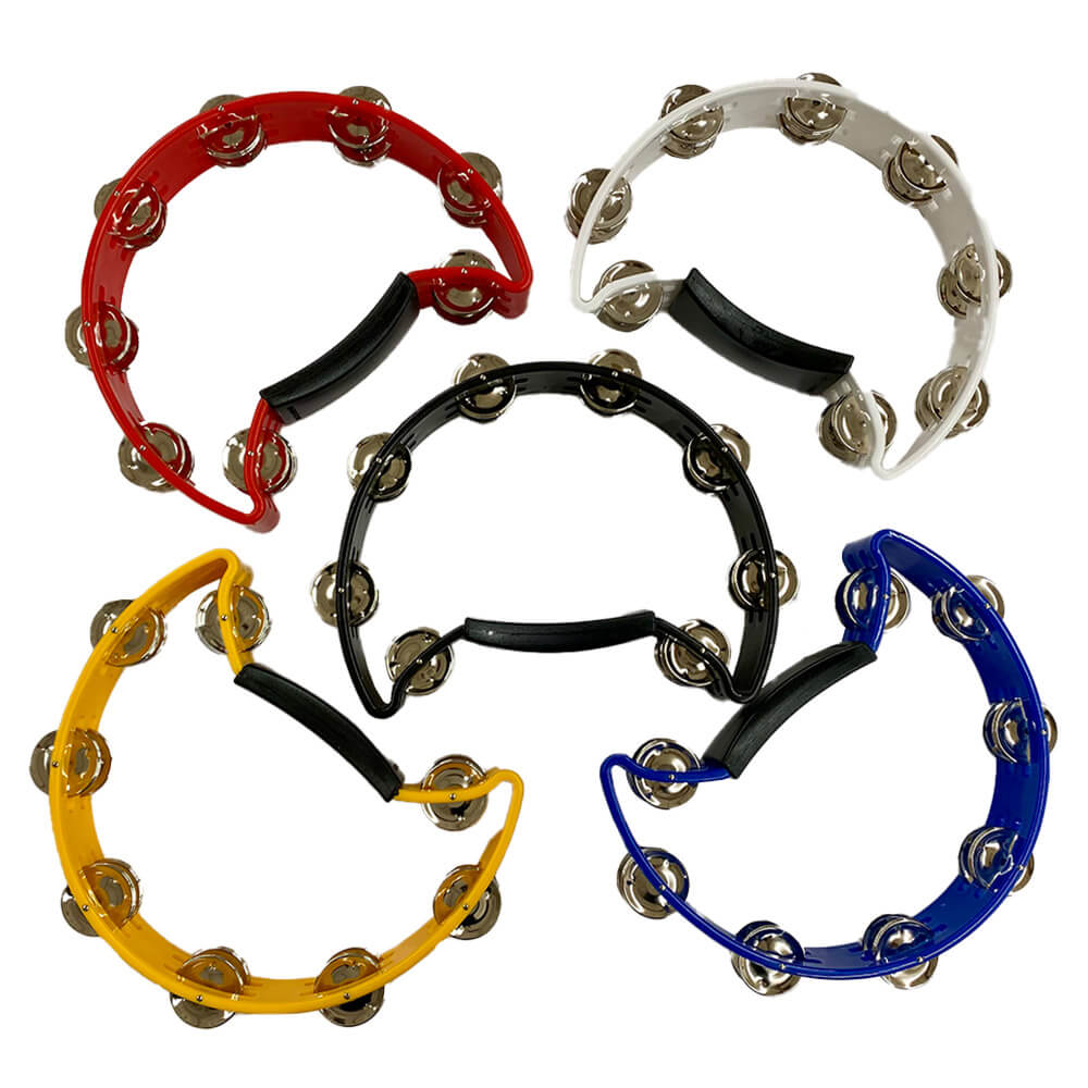 Perfekt Gear Perfekt Gear Hand-Held Half-Moon Tambourine - Blue
