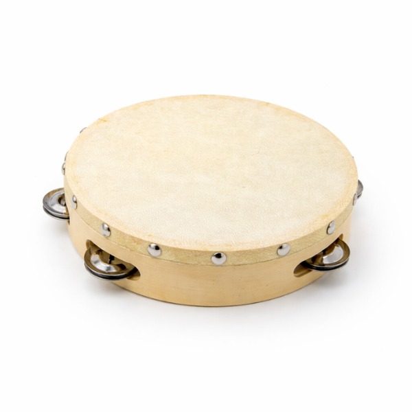 Perfekt Gear Perfekt Gear Single Row Tambourine with Head - 10� 16 Pairs of Jingles
